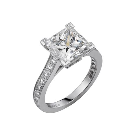 cartier princess cut diamond ring|cartier diamond ring.